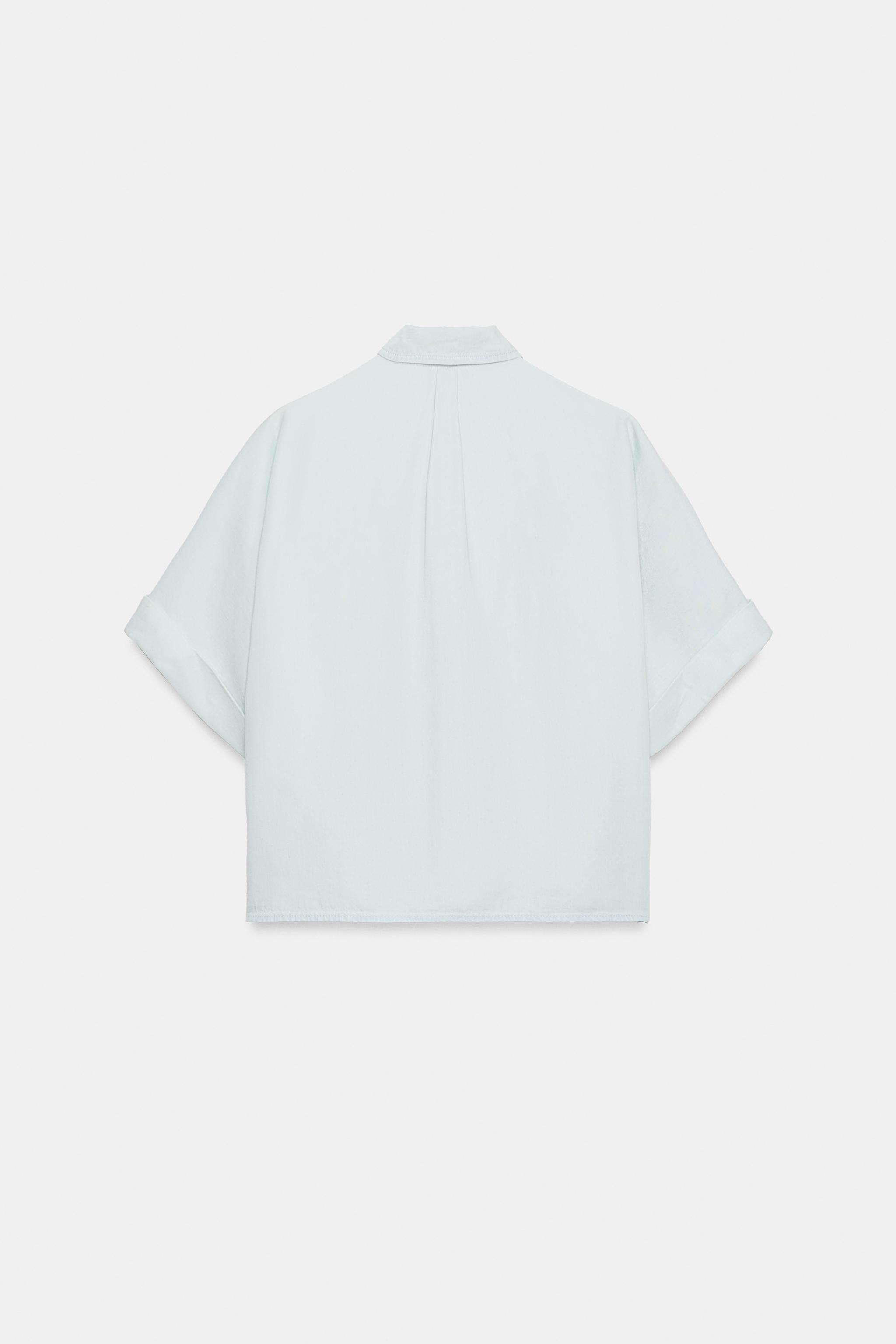 FLOWY SHORT SLEEVE SHIRT